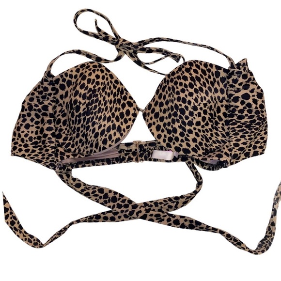 cheetah push up bikini
